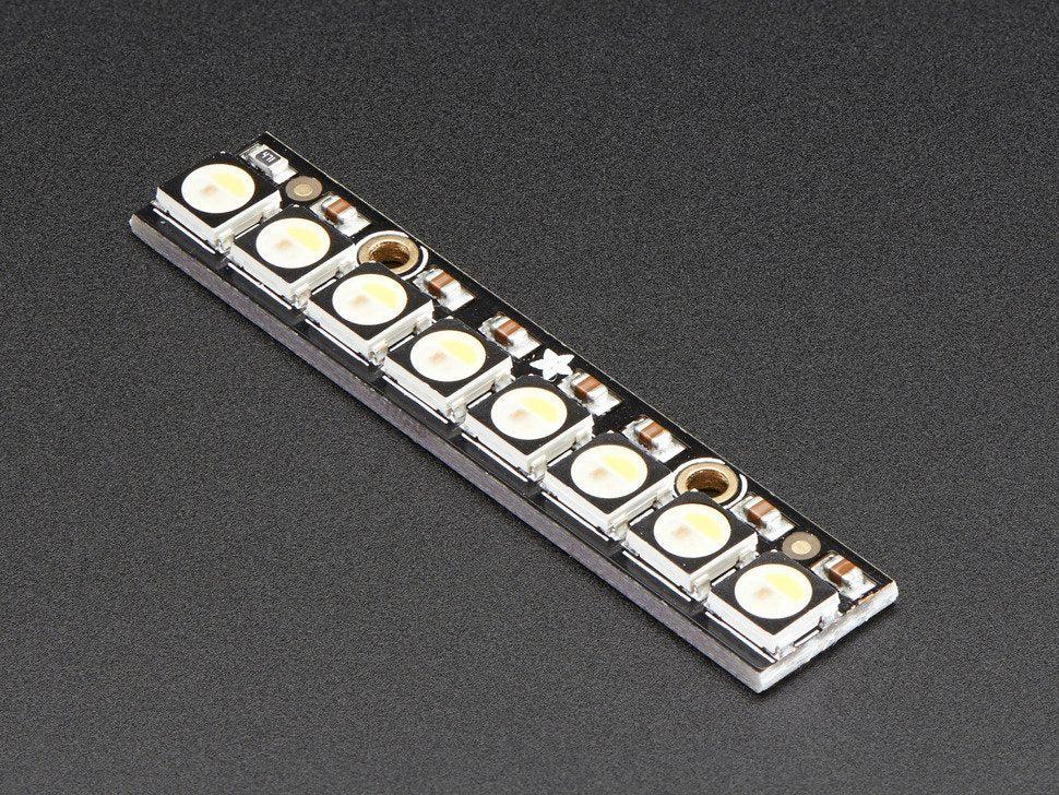 Adafruit NeoPixel Stick 8x RGBW Natural White - 2868