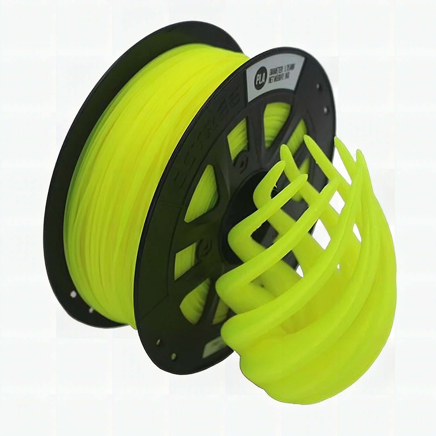 CCTREE PLA 3D Filament 1.75mm Fluorescent Yellow