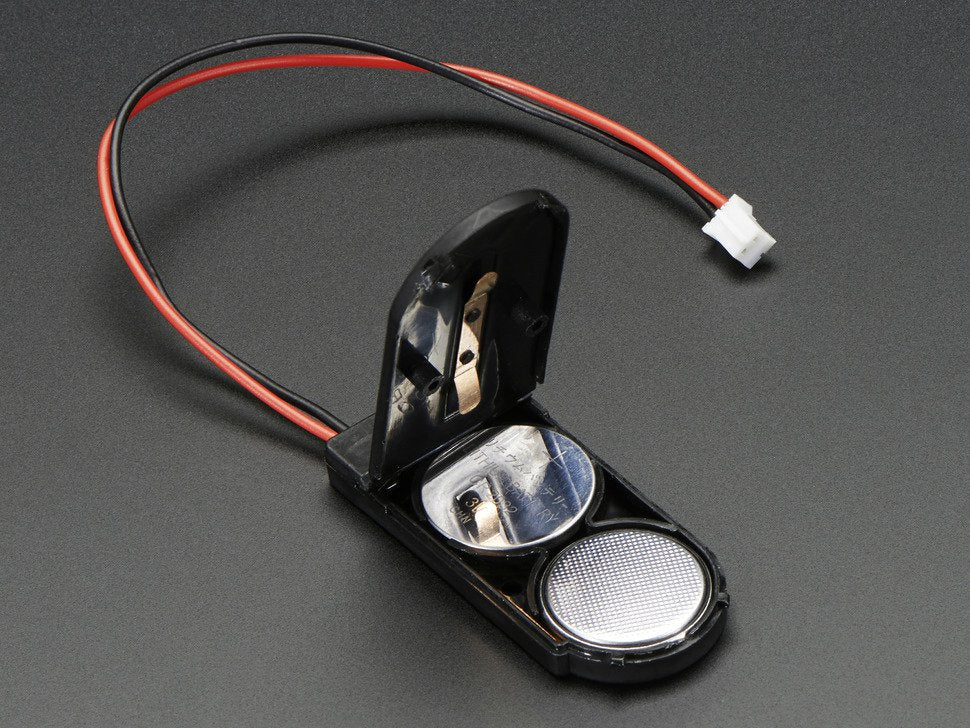 2x CR2032 Battery Holder w/ Switch - 6V Output Lead