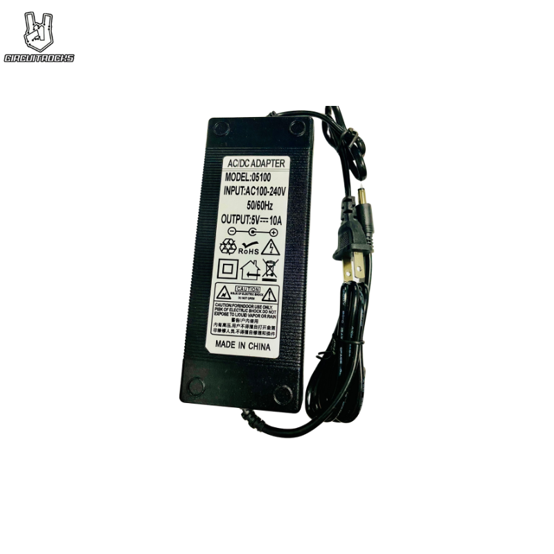 AC-DC Switching Power Supply 5V 10A - 50W Mean-Well Style