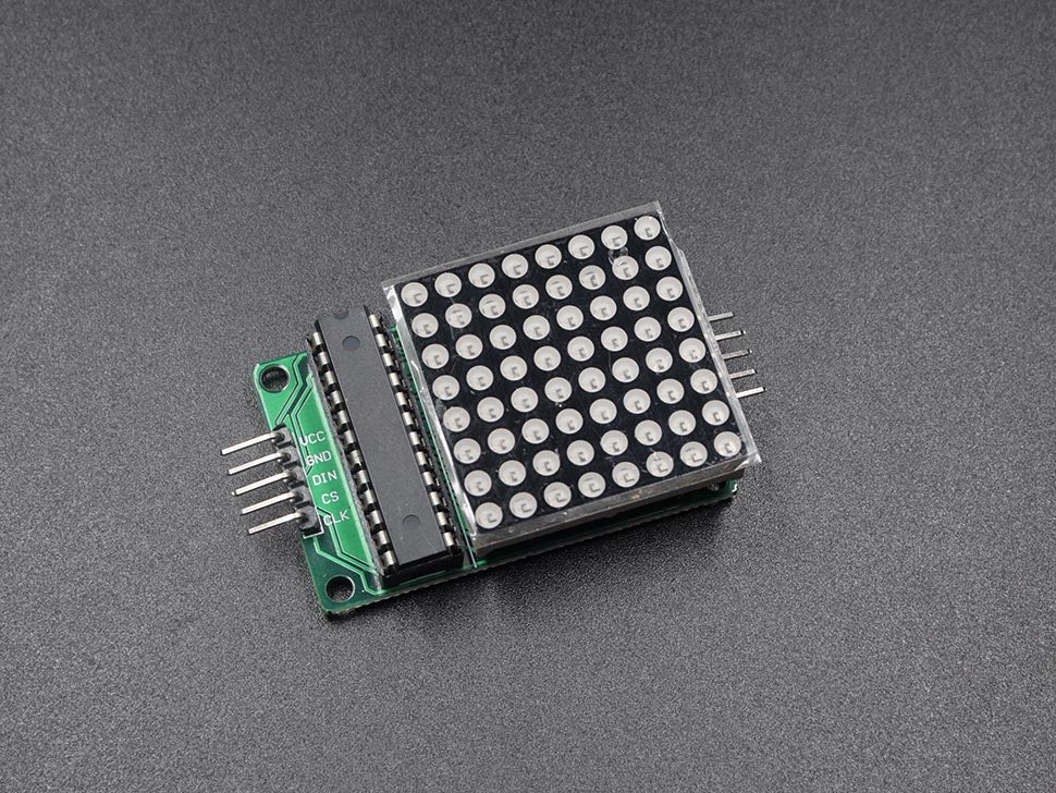 MAX7219 8x8 LED Matrix Display Module - Cascadable