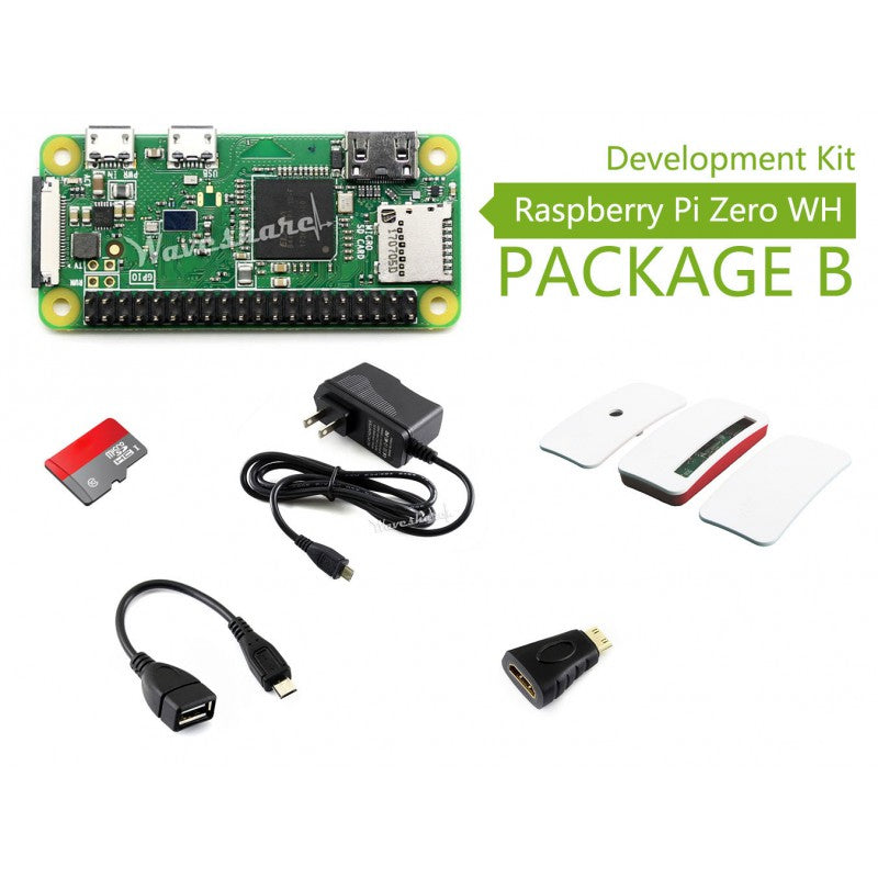 Raspberry Pi Zero WH Pack B - with Official Case