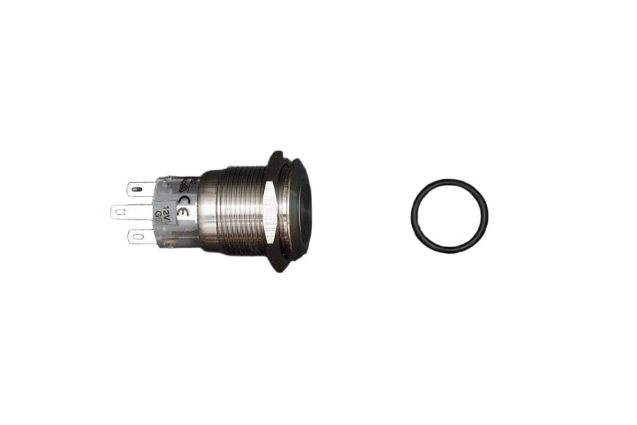 LED Green 16mm Illuminated Metal Push Button Switch