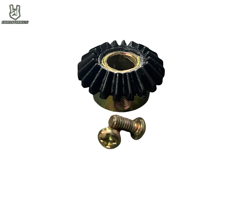 Gear Bevel 1M 20T 8mm S45C - Right-Angle Drive Pair