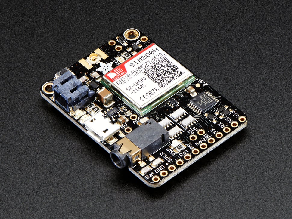 Adafruit FONA Mini Cellular GSM Breakout - uFL Antenna Version