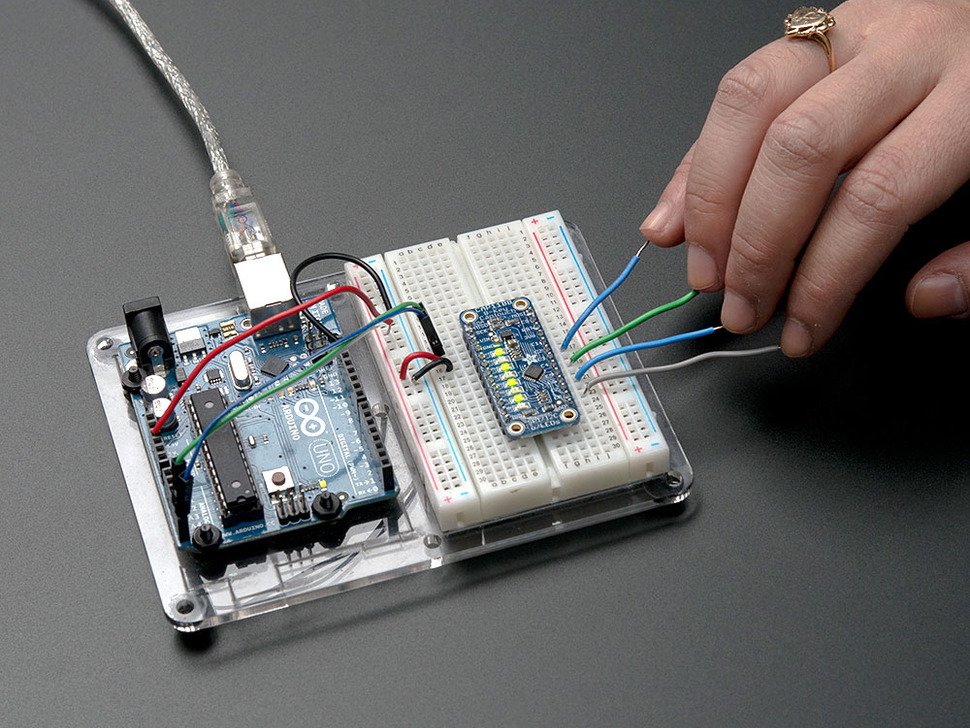 Adafruit CAP1188 Capacitive Touch 8-Key Breakout - 1602