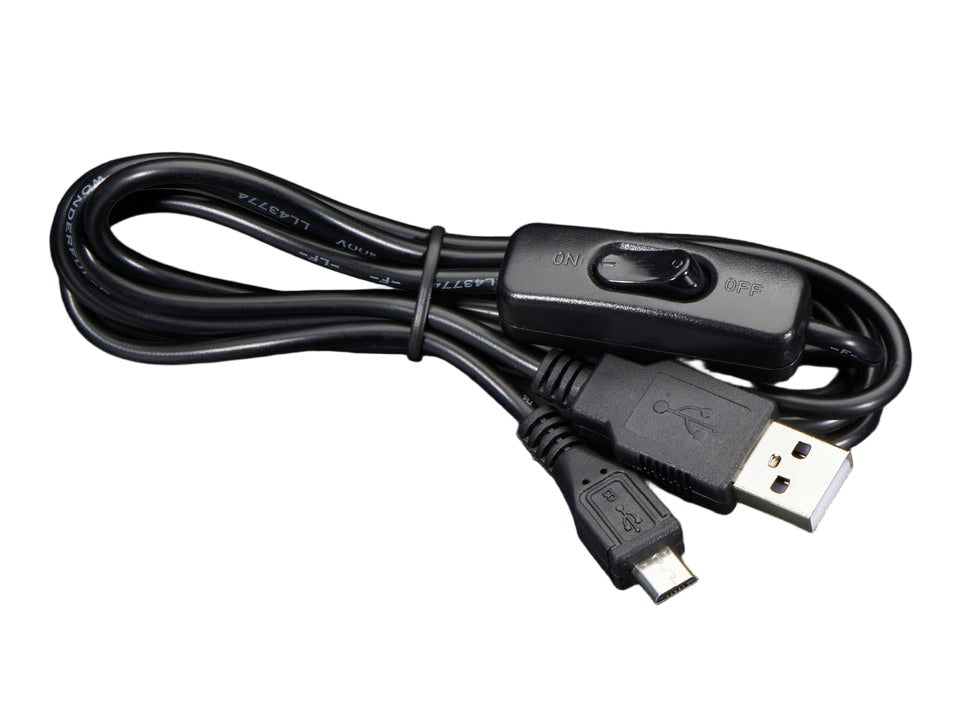 USB Micro-B Cable w/ ON/OFF Switch - Inline Power Switch