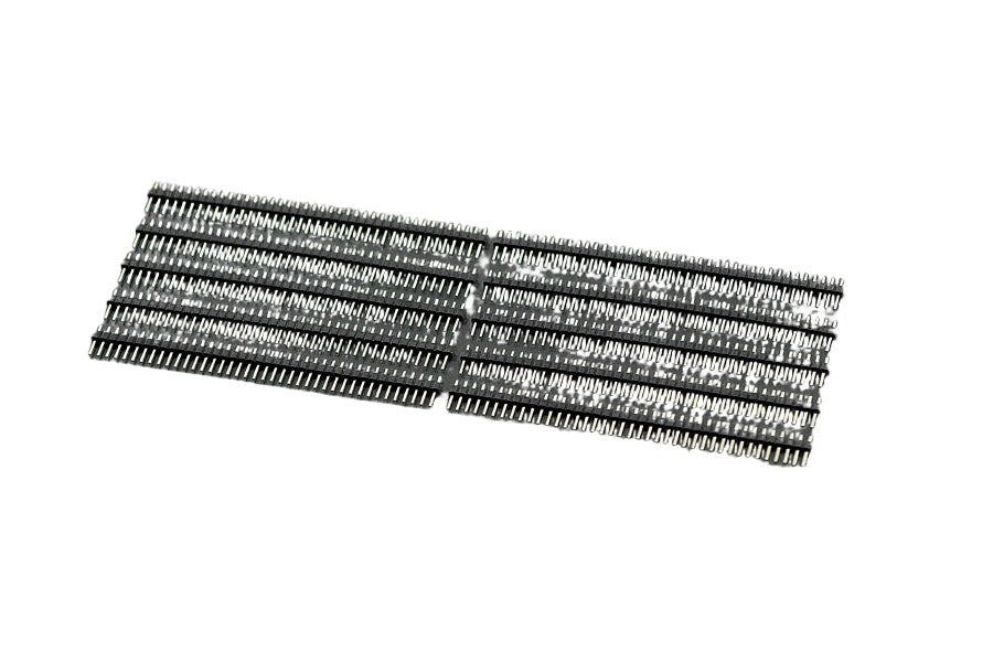 Headers 2.54mm Arduino Male Pin Straight Black 5pcs
