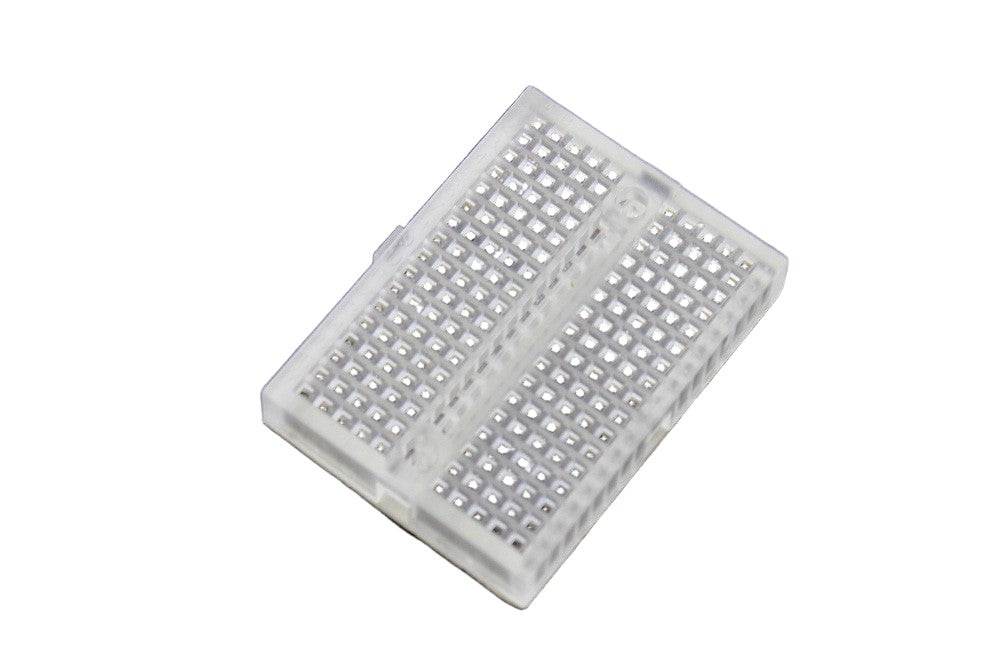 Mini Breadboard 4.5x3.5cm Clear - Compact Prototyping