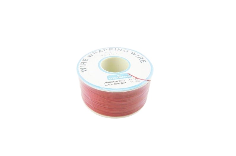 Wrapping Wire 250m 24/30AWG - Red Single Core