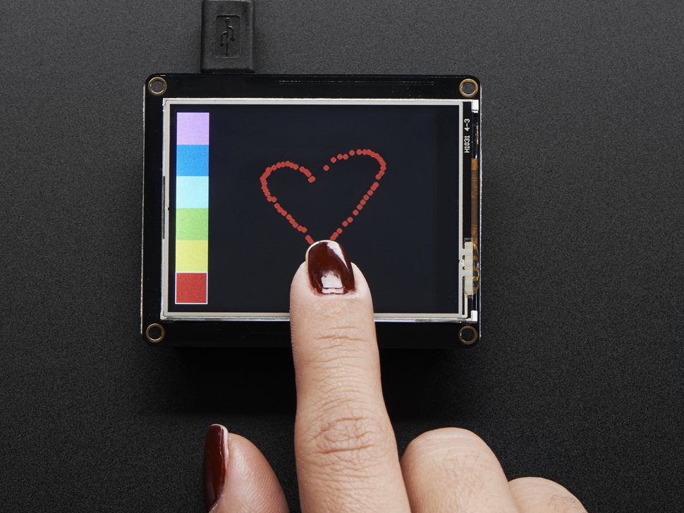 Adafruit TFT FeatherWing 2.4" 320x240 Touch - 3315