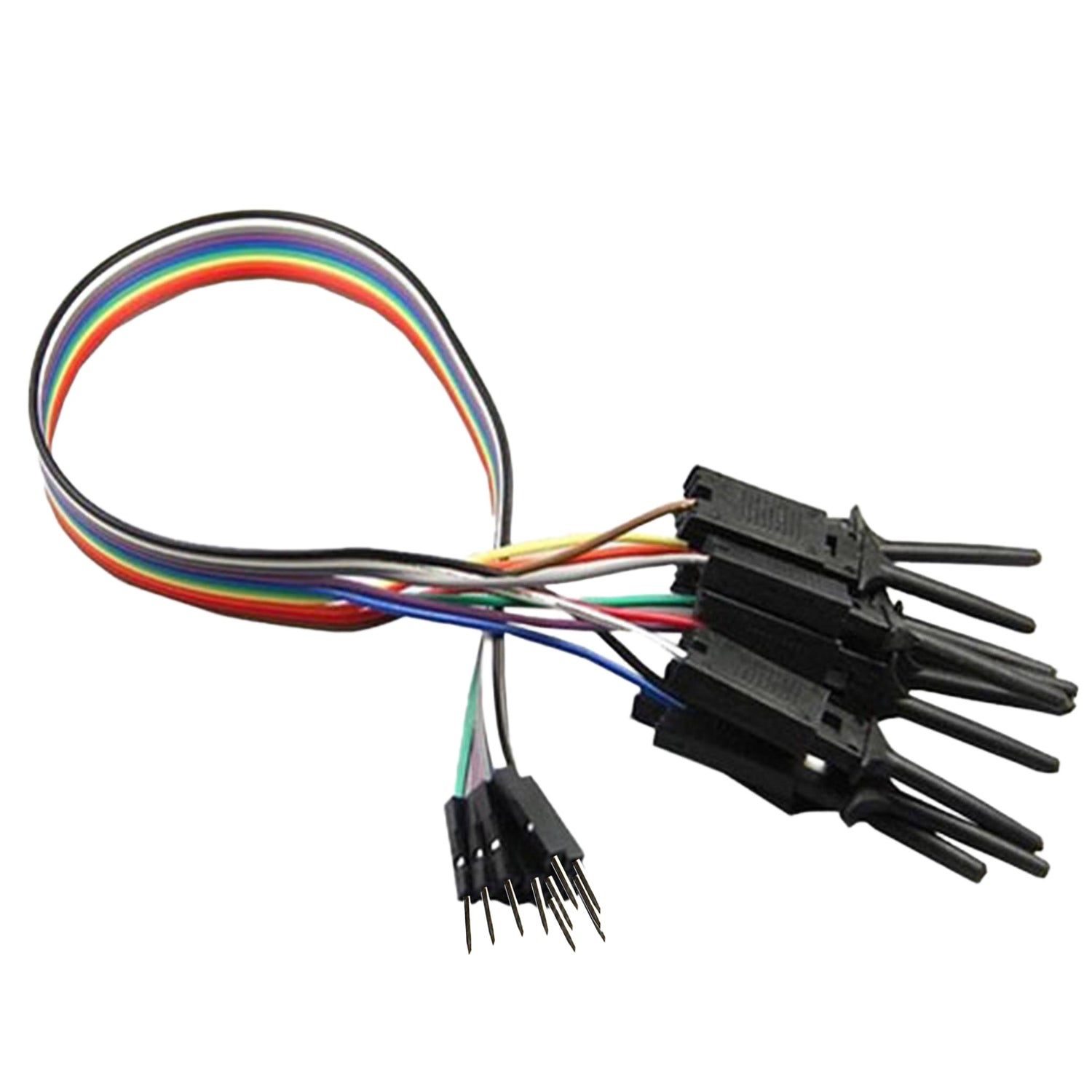 Test Hook Clips w/ Male DuPont Cable - SMD Probing