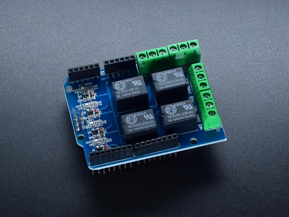 Relay Shield for Arduino - Multi-Channel Stackable