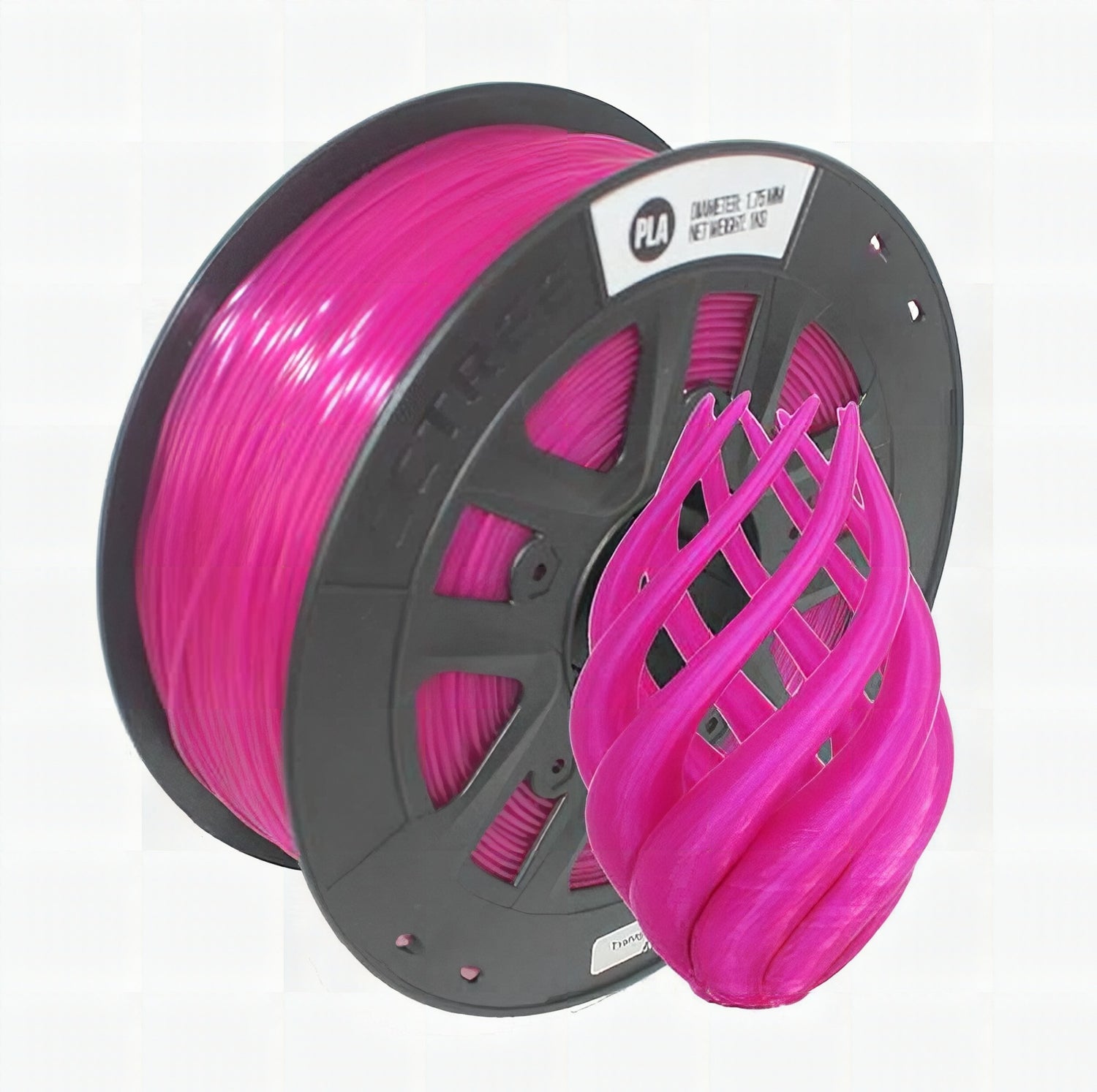 CCTREE PLA 3D Filament 1.75mm Transparent Purple