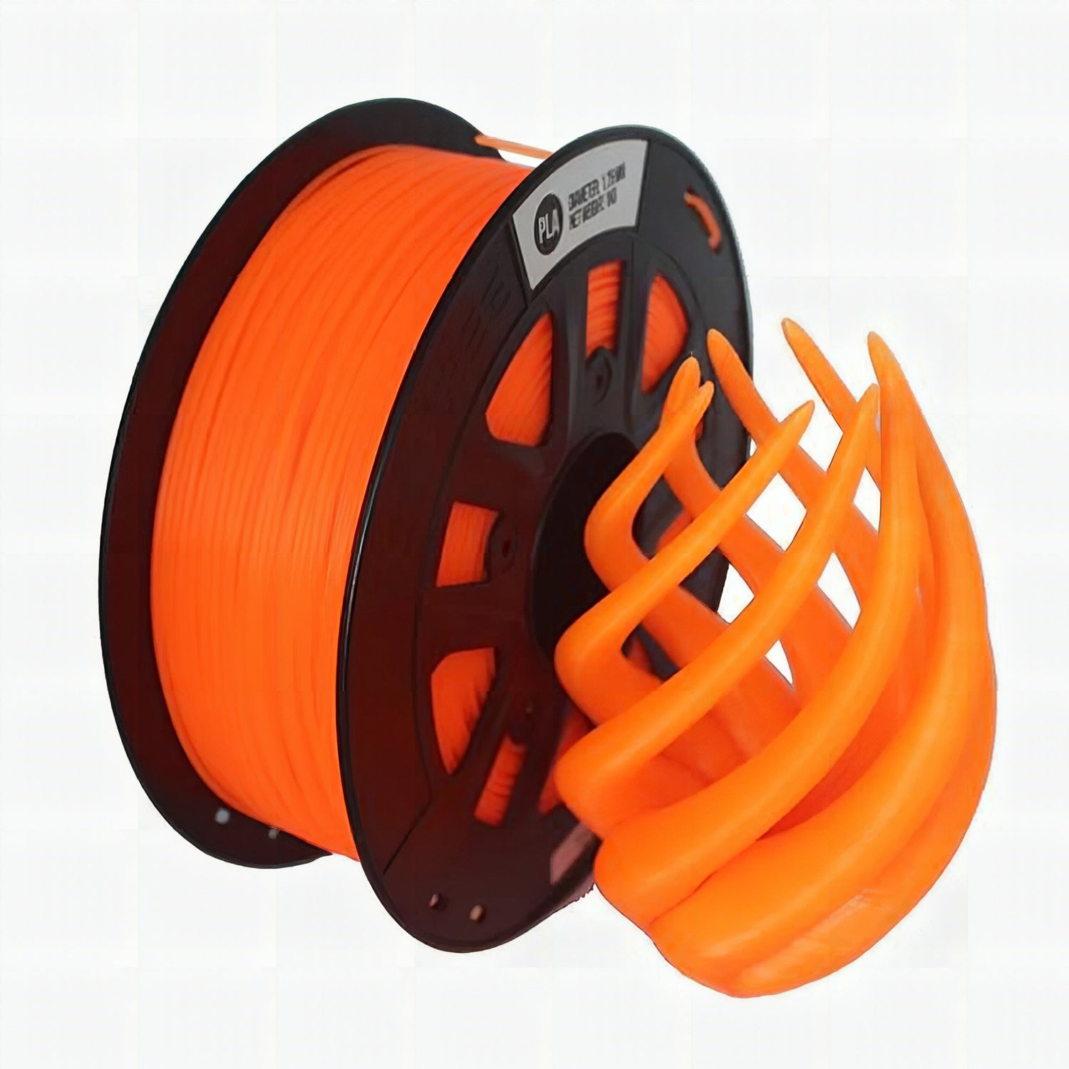 CCTREE PLA 3D Filament 1.75mm Transparent Orange