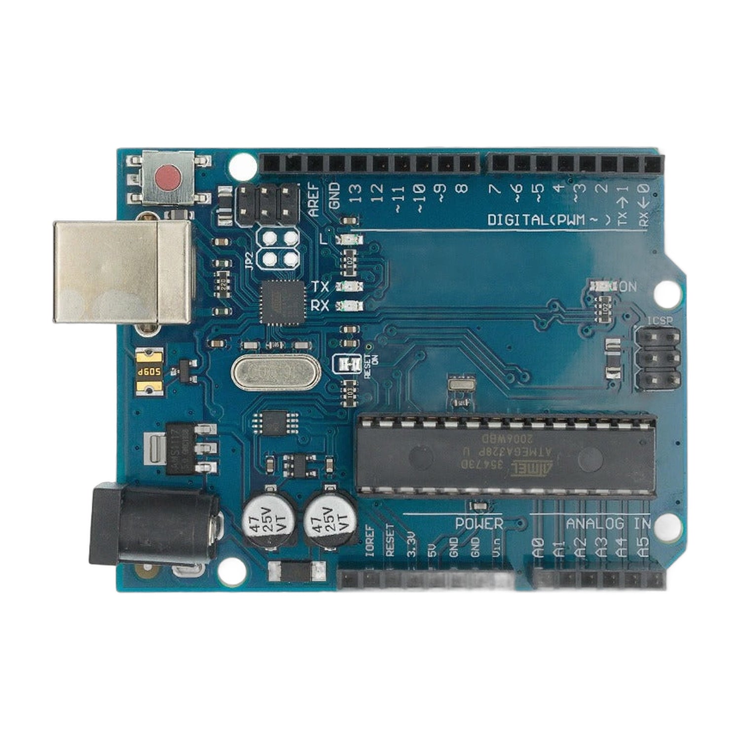 Arduino-Compatible UNO R3 Clone - ATmega328 Board