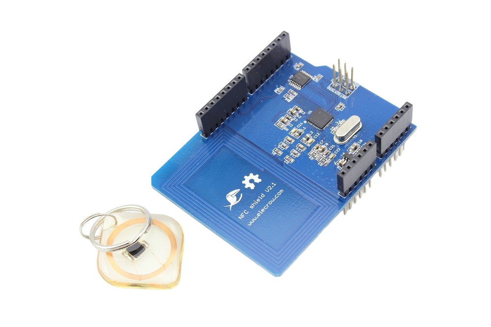 NFC Arduino Shield 13.56MHz - Stackable PN532 Reader