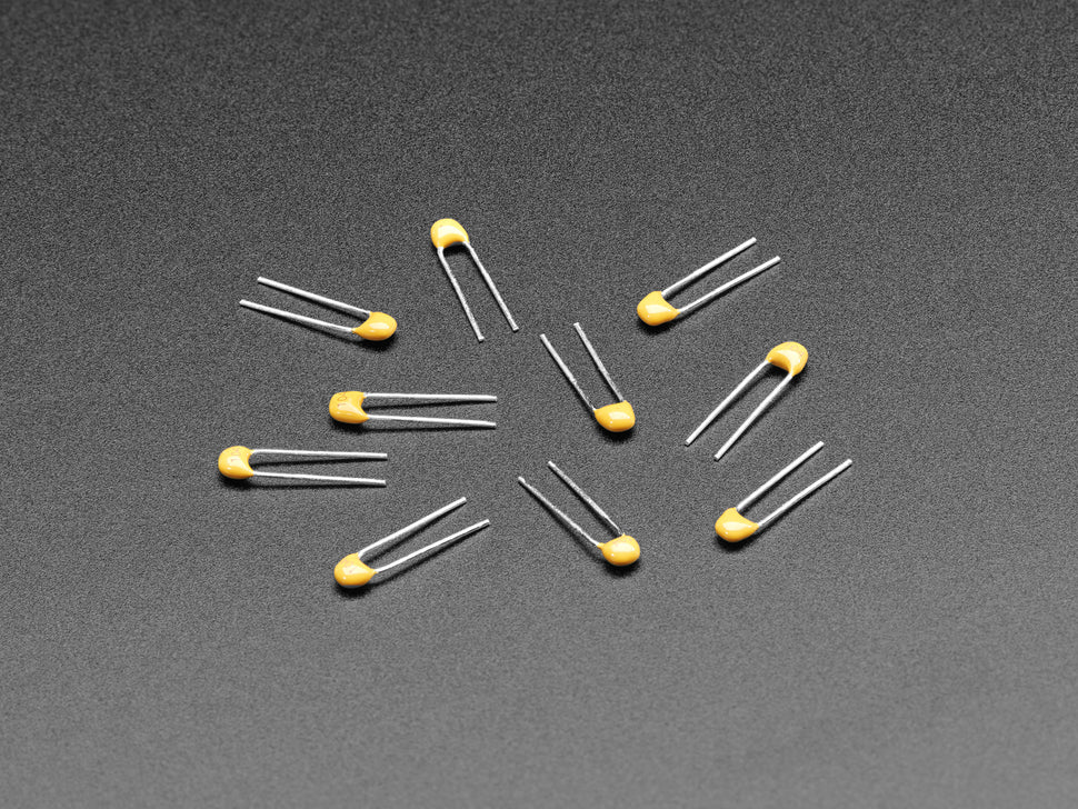 Adafruit Capacitors 0.1uF Ceramic 10-Pack - 753