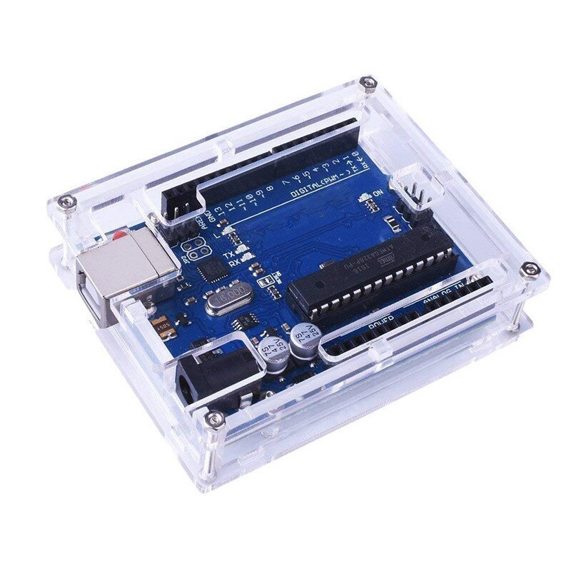 Arduino Uno R3 Acrylic Enclosure - Clear Project Case