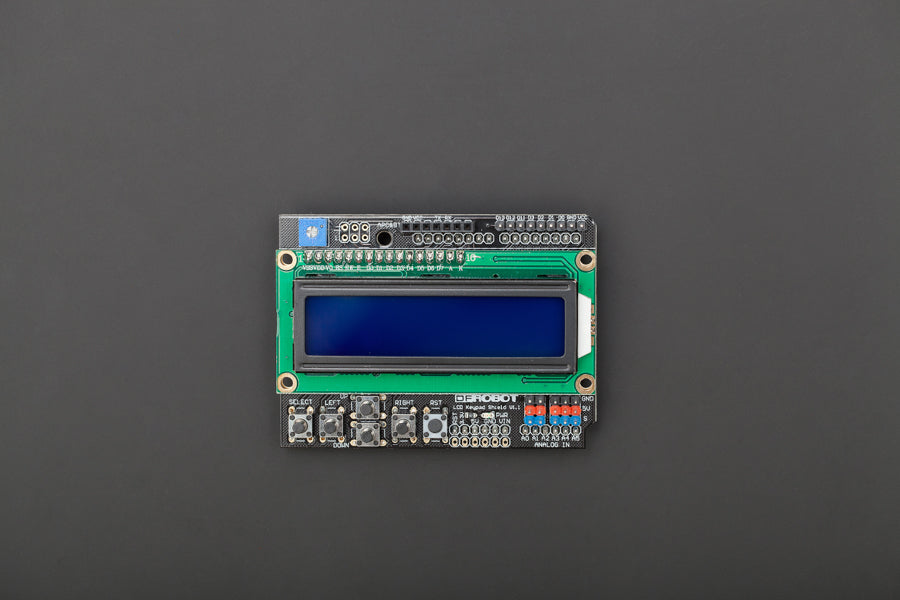DFRobot LCD Keypad Shield for Arduino - 16x2 Character Display