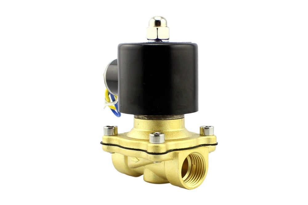Solenoid Valve Brass 12V 1/2 NPS - Liquid Control