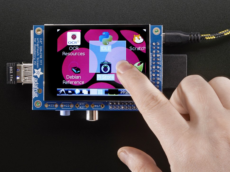 Adafruit PiTFT 2.8" Capacitive Touch LCD for Raspberry Pi