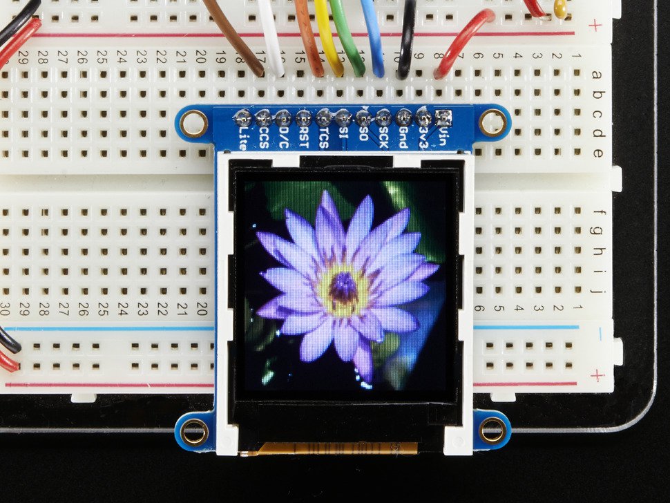 Adafruit TFT 1.44" Color w/ MicroSD ST7735R - 2088