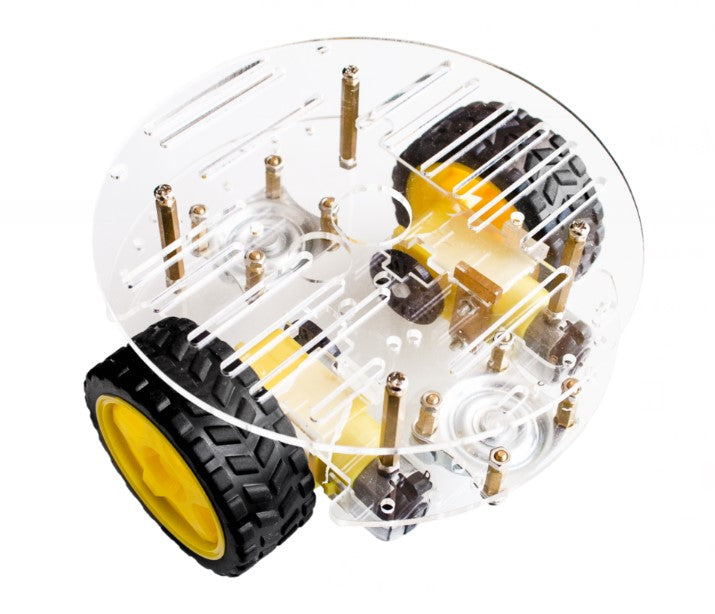 Round Robot Chassis Kit 2WD w/ DC Motors
