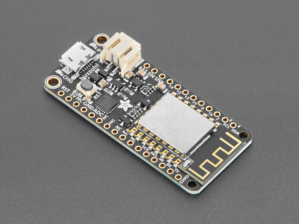 Adafruit Feather HUZZAH ESP8266 Wi-Fi Development Board