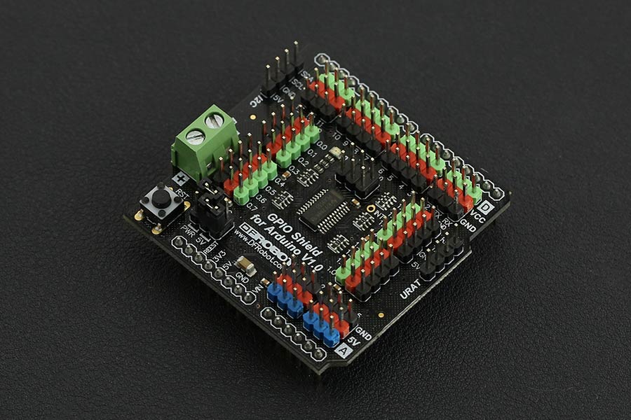 DFRobot Gravity GPIO Expansion Shield for Arduino