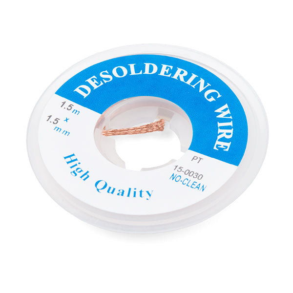 Desoldering Wick 2mm x 1.5m - Copper Braid Solder Remover