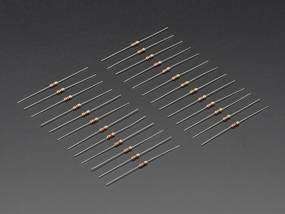Resistor 220 ohm 5% 1/4W Through-Hole - Pack of 10