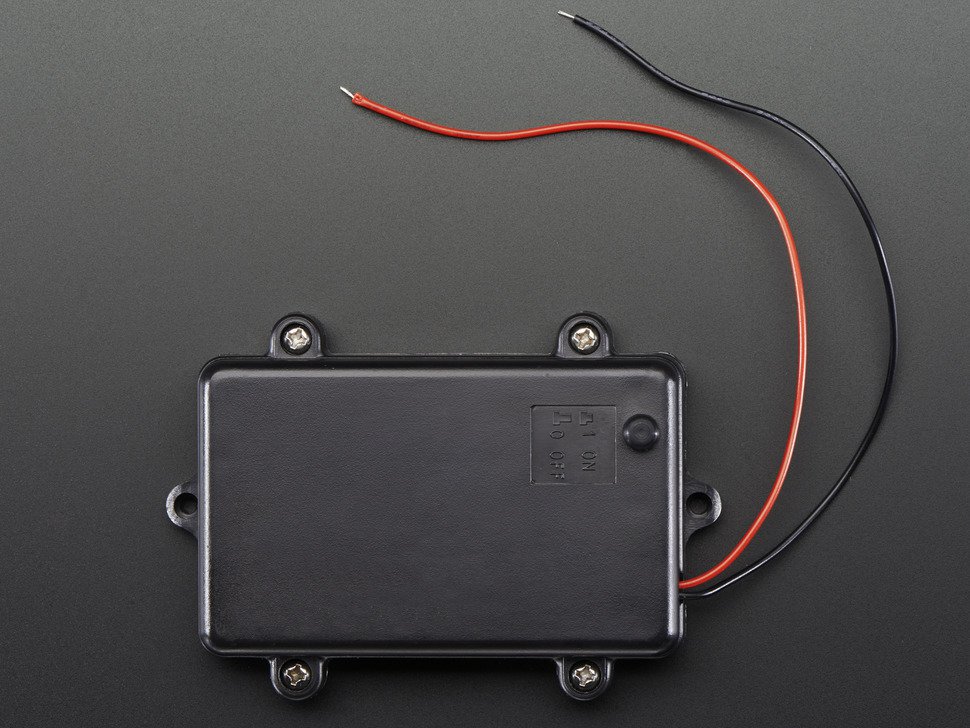 Waterproof 3xAA Battery Holder w/ On/Off Switch
