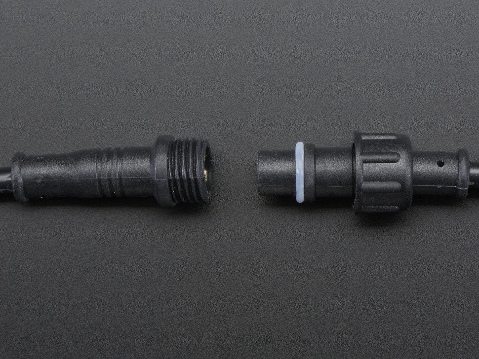 Waterproof Polarized 4-Wire Cable Set - Outdoor Use