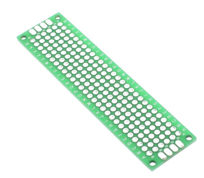 PCB Perfboard 2x8cm Double-Sided - Universal Protoboard