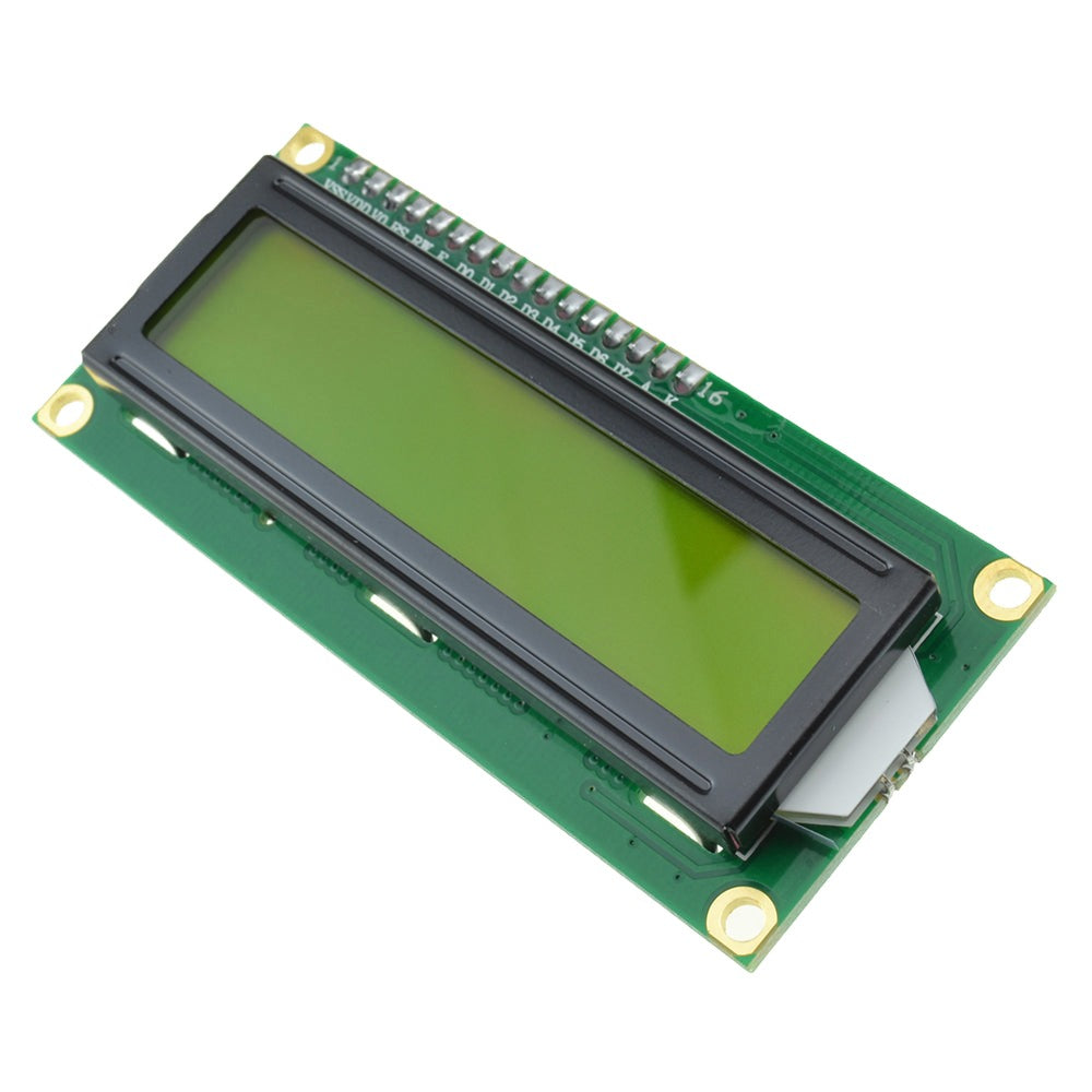 LCD 1602 Yellow Screen - 16x2 Character Display