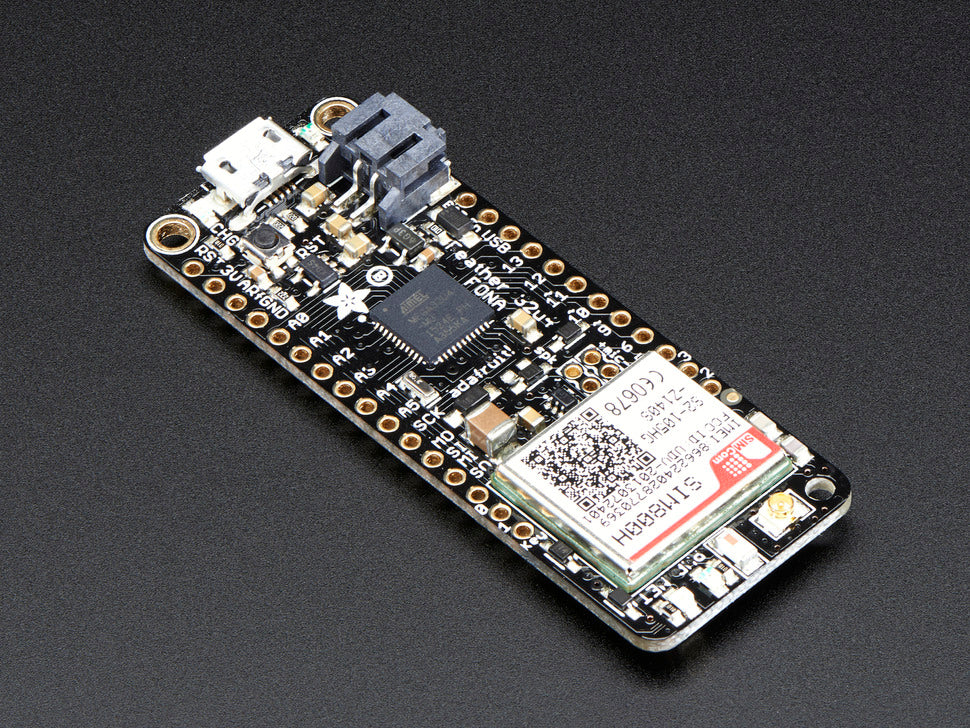 Adafruit Feather 32u4 FONA - ATmega32u4 with Cellular GSM