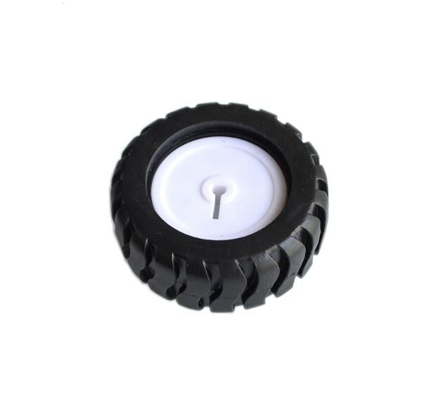 Rubber Wheel N20 ABS 43x19mm - Wider Track Wheel