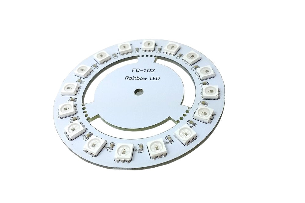 WS2812 Addressable RGB LED Ring - 8/12/16/24 LED Round