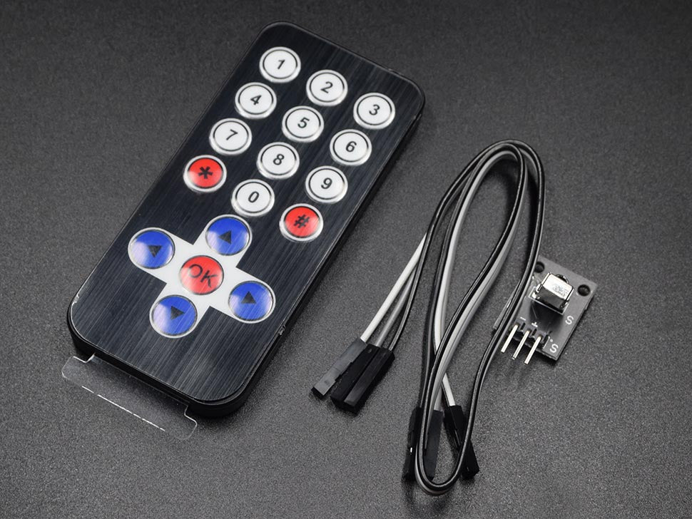 Wireless Remote Control + IR Receiver Module Set