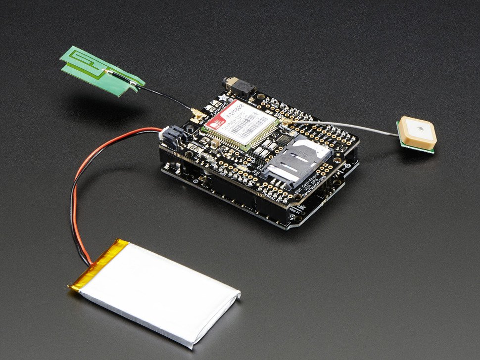Adafruit FONA 808 Shield Mini Cellular GSM+GPS - 2636