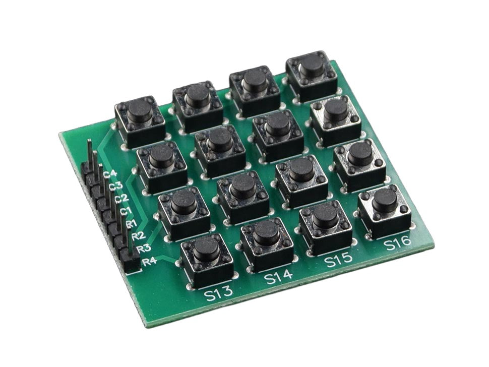 Tactile Keypad 4x4 - 16-Key Matrix Membrane
