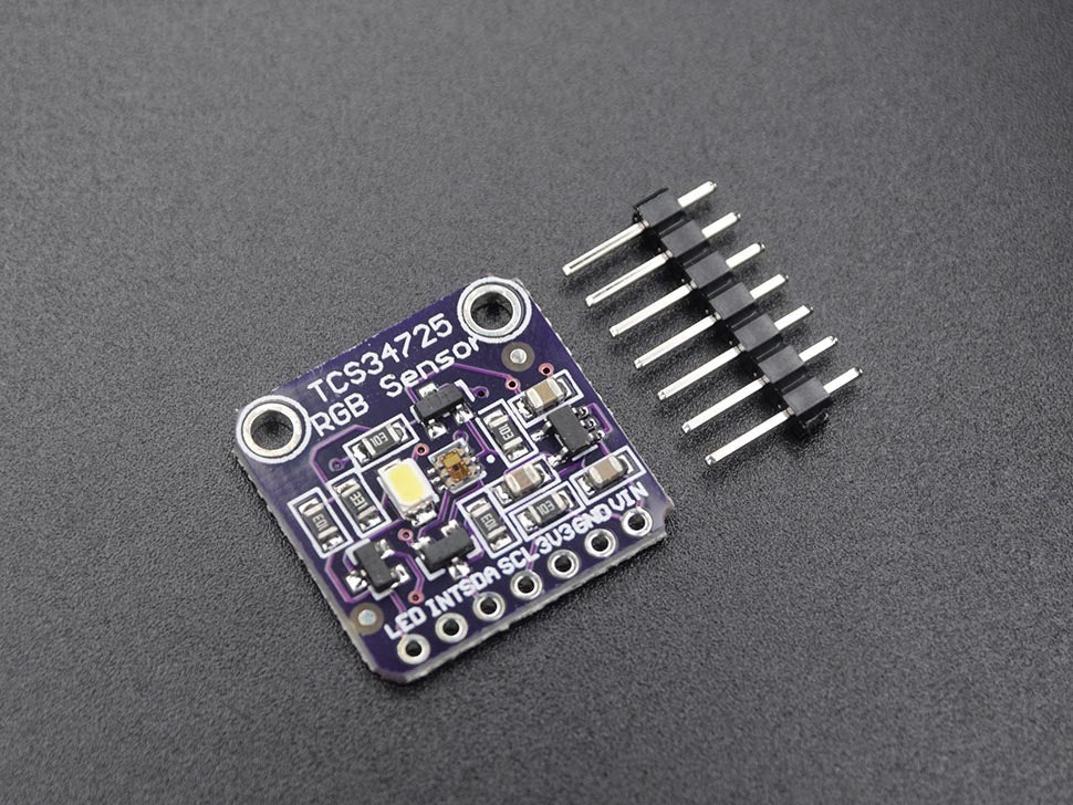 TCS34725 RGB Color Sensor w/ IR Filter + White LED