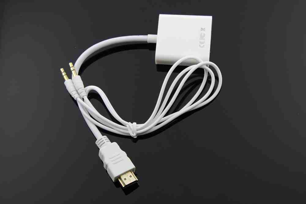 HDMI to VGA + Audio Adapter - Pi/Computer Adapter