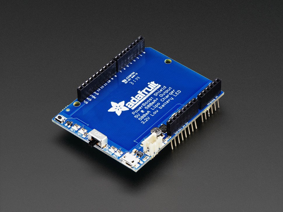 Adafruit PowerBoost 500 Shield Rechargeable 5V - 2078