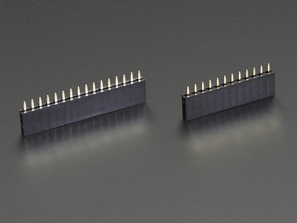 Adafruit Feather Header Kit 12+16-pin Female - 2886