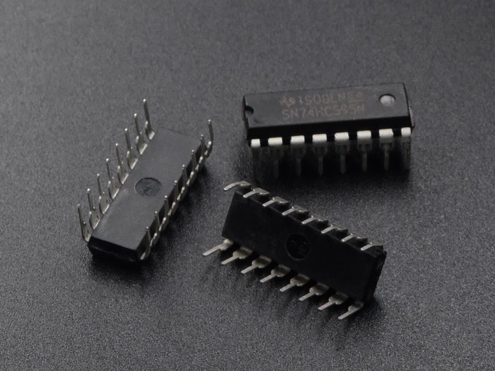 74HC595 Shift Register 3pcs - DIP-16 Pack