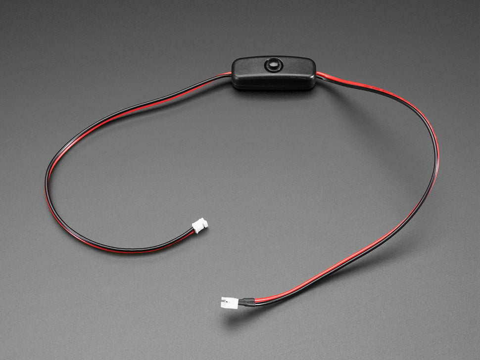 Adafruit JST 2-Pin Extension Cable w/ On/Off Switch - 3064