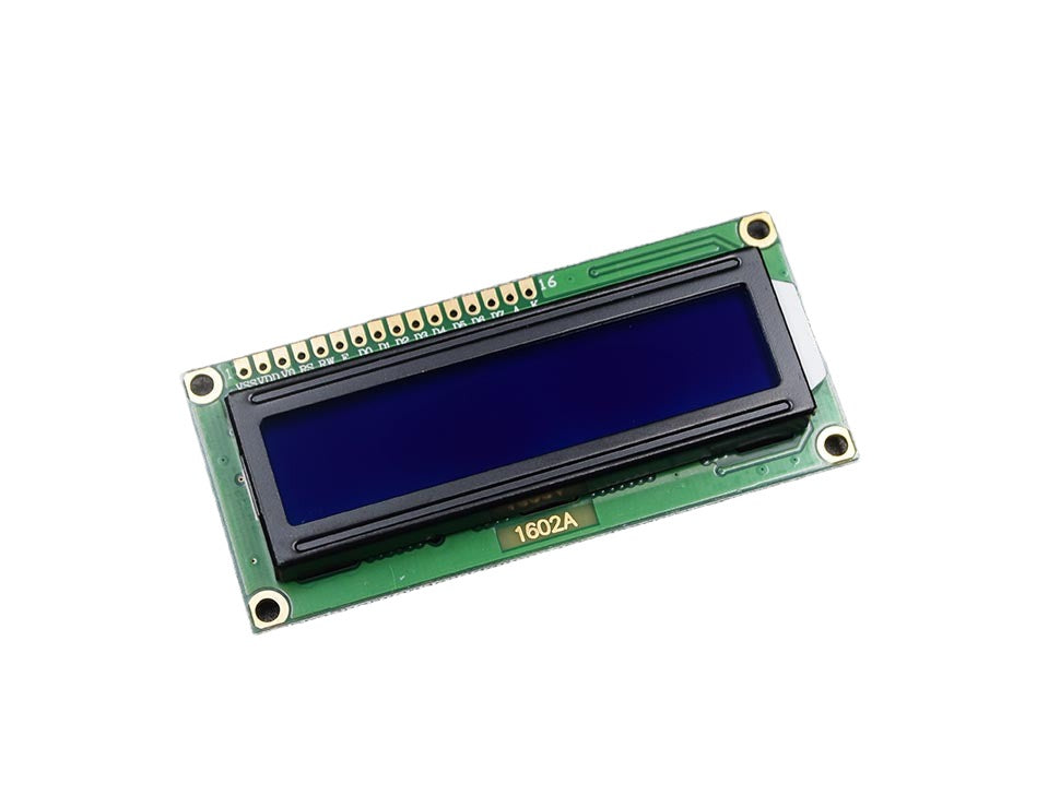 LCD 1602 Character Display Module - Blue Background