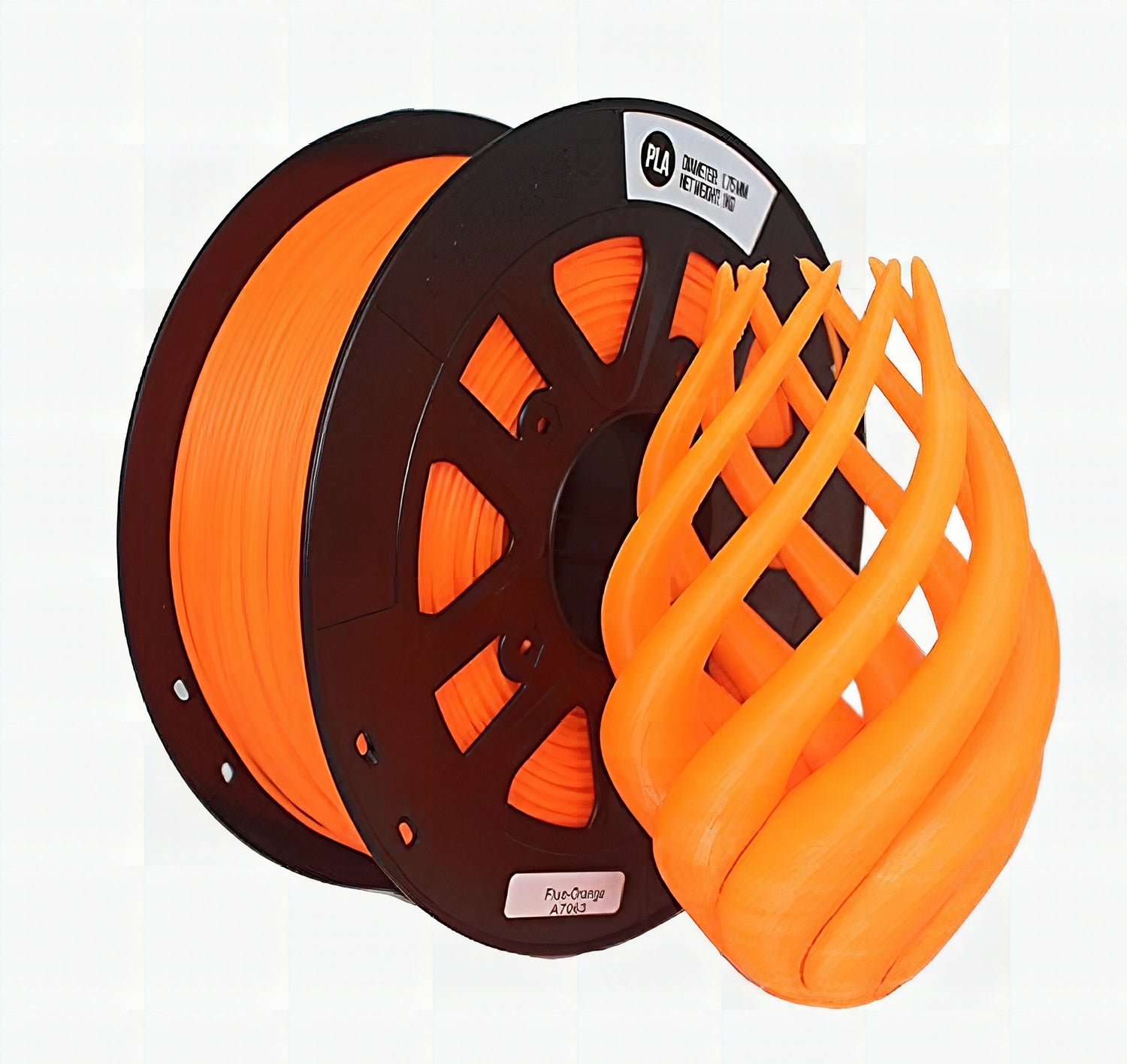 CCTREE PLA 3D Filament 1.75mm Fluorescent Orange